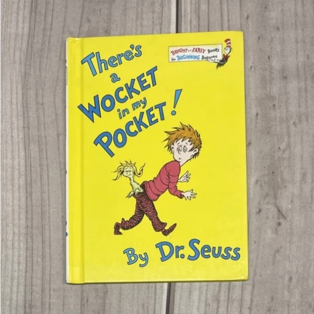There's a Wocket in My Pocket! By Dr. Seuss 1974 Hardcover Grolier Book Club Ed